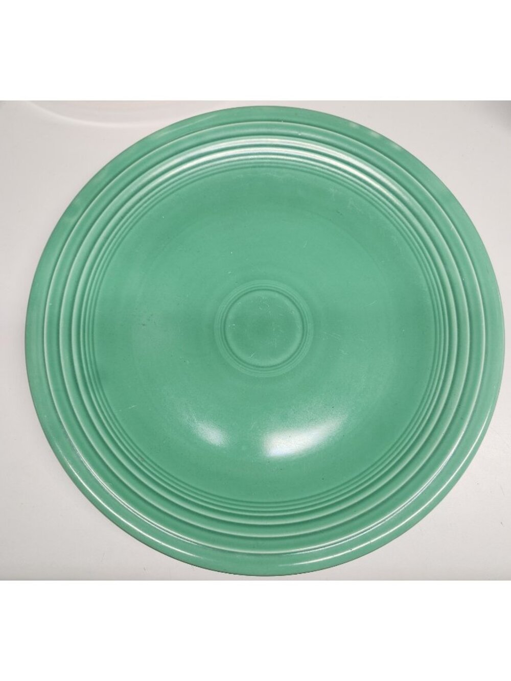 Fiesta 14" Chop Plate HLC Fiestaware Dish  Platter Original Light Green Vintage